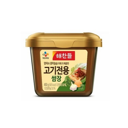 해찬들고기전용쌈장 - 해찬들 고기전용 쌈장, 450g, 4개