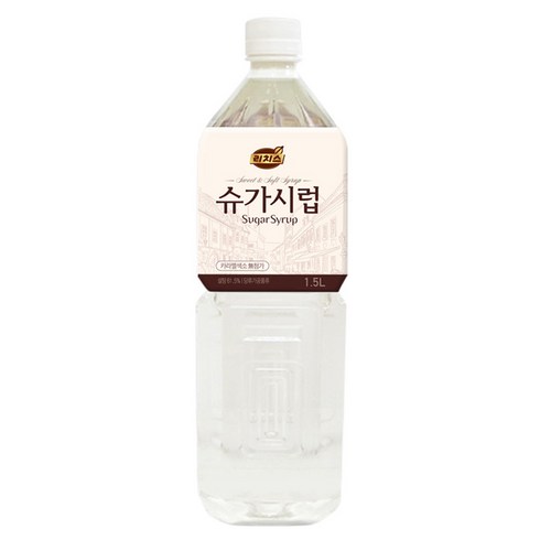 (주)동서 리치스 슈가시럽, 1.5L, 6개