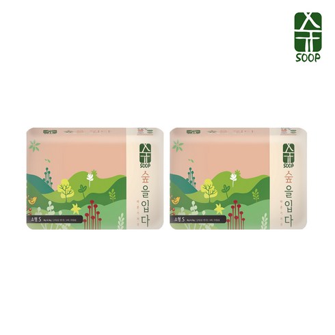 숲 기저귀 숲(SOOP)기저귀 밴드형(소형) 34p x 2팩, 68매, 소형(S)