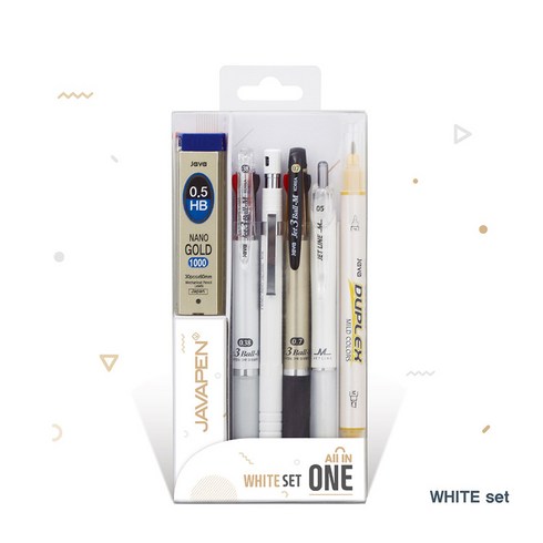 자바펜 All in ONE 올인원 선물세트 WHITE set