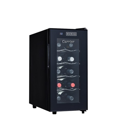 캐리어 미니와인셀러 CSR-26WG 10병, BLACK