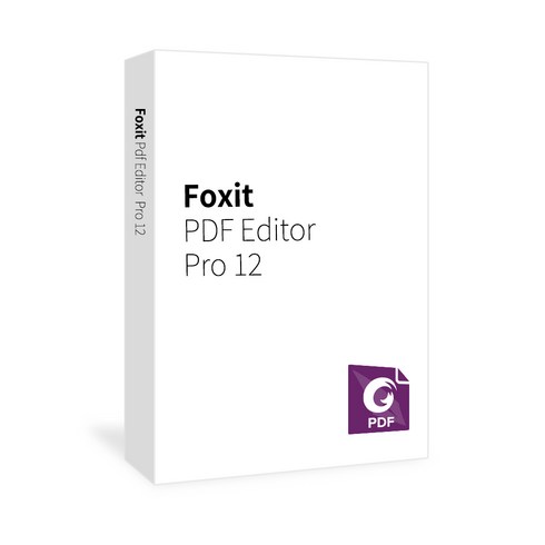 Foxit PDF Editor Pro 12 기업용 라이선스 1년 구독형 폭스잇 PDF에디터 프로 문서편집, 단품