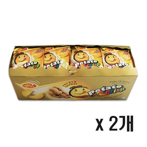 포테이토 크리스프 스낵 바베큐맛 - 포테이토 크리스프 바베큐맛, 780g, 2개