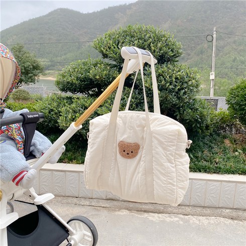 에센셜리 곰돌이 기저귀 가방 토끼 기저귀 가방, 핑크래빗