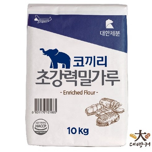 초강력분 - 코끼리 초강력밀가루10kg 대한제분, 10kg, 1개