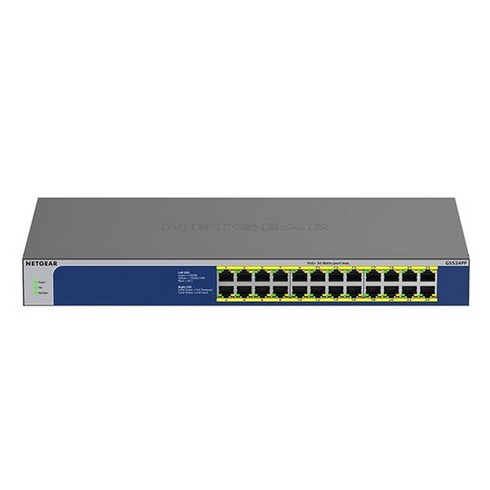 넷기어 GS524PP POE+ 기가비트 스위칭허브 24포트 300W 렉마운트가능 스위칭허브/서버-스위칭허브, 선택없음