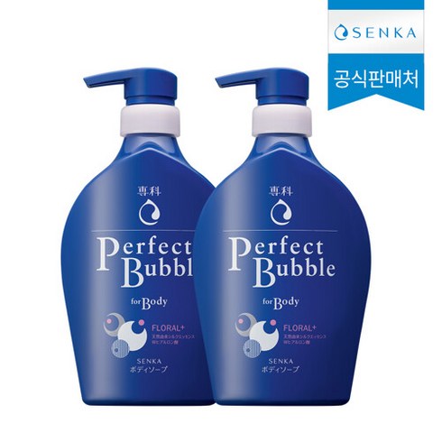 센카 퍼펙트 버블 포 바디 플로럴 플러스 500ml 2개