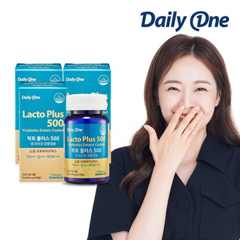 네이처스토리 데일리원 락토플러스 500 생유산균 보장균 100억 CFU 500mg X 60캡슐 3통, 3개, 단품없음