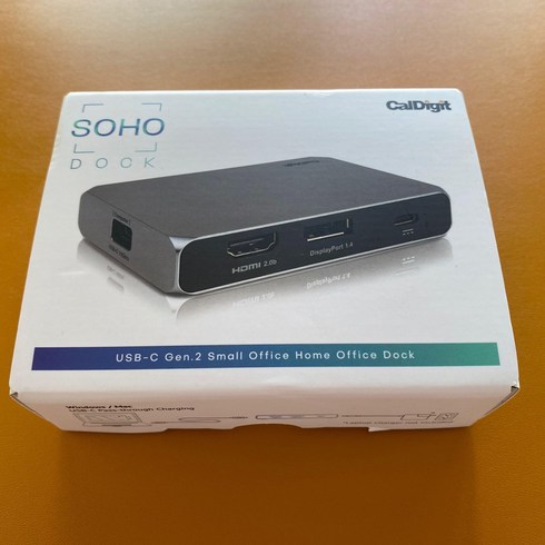 칼디짓 - 칼디짓 소호독 CalDigit SOHO Dock USB C타입 허브 칼디지트 아이패드 멀티 포트 멀티허브 추가금 없음, 1개