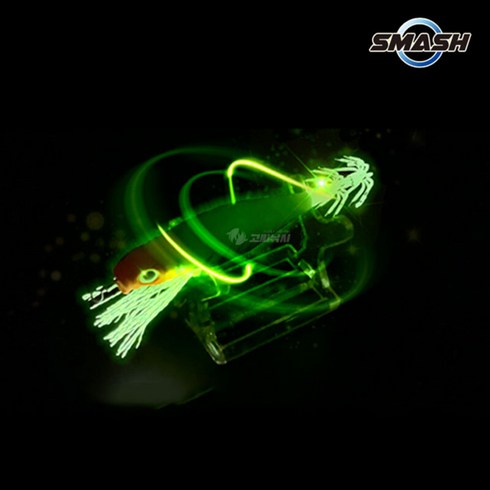 2023년 가성비 최고 스매쉬이카엣지 - 스매쉬 이카 엣지 야광훅 에기 55 특허품 UV훅 미니 축광에기, E55 /A01 핑크그린, 1개