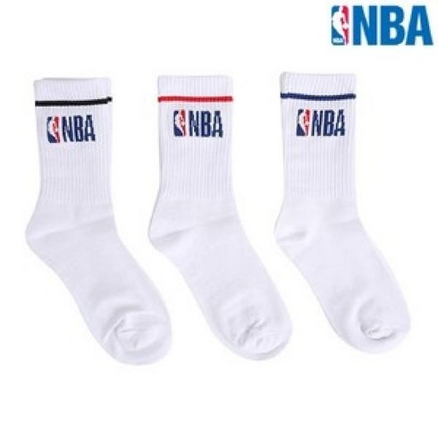 nba양말 - 엔비에이 NBA 라인 빅로고 3PACK CREW SOCKS