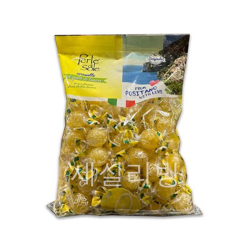 페를레디솔레 레몬 캔디, 750g, 1개