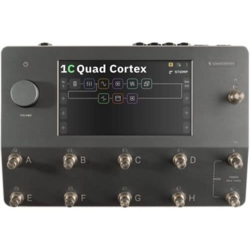 2023년 가성비 최고 쿼드코어텍스 - Neural DSP Qual Cortex 쿼드코어텍스 쿼드코텍스 기타 멀티 이펙터 앰프모델러 최강 사운드와 터치스크린