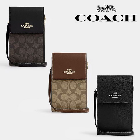 코치미니크로스백 - 코치 COACH CM234 CM235 여성 노스사우스 핸드폰 크로스백 NORTH SOUTH PHONE CROSS BAG 미국직배송