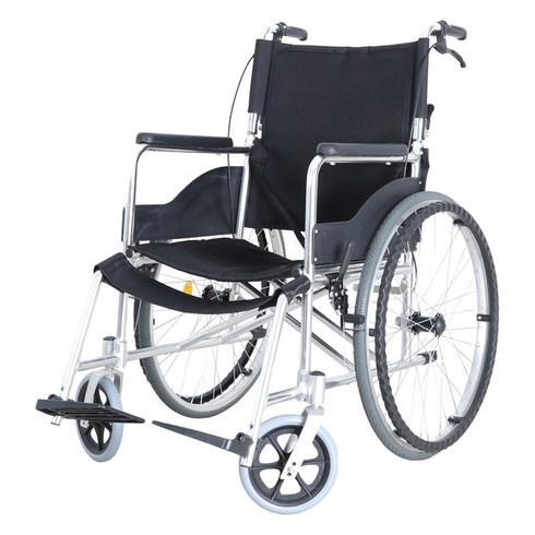 A1 초경량 휠체어 접이식 수동 가벼운 10.5KG 휴대용 가정용 병원용 요양원 환자용 장애인 활동형 실내외용 진짜 알루미늄 경량 접이식 휠체어 초경량 대여 아님 라이프헬퍼, 1개