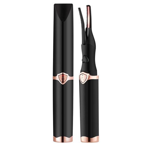 ANKRIC 진급금 속눈썹고데기 충전식USB 속눈썹고데기, 블랙