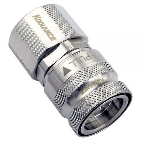 쿨랑스 QD3FS10X16 QD3 여성 퀵 디스커넥트 노 스필 커플링 10mm x 16mm (3/8in 5/8in) 압축