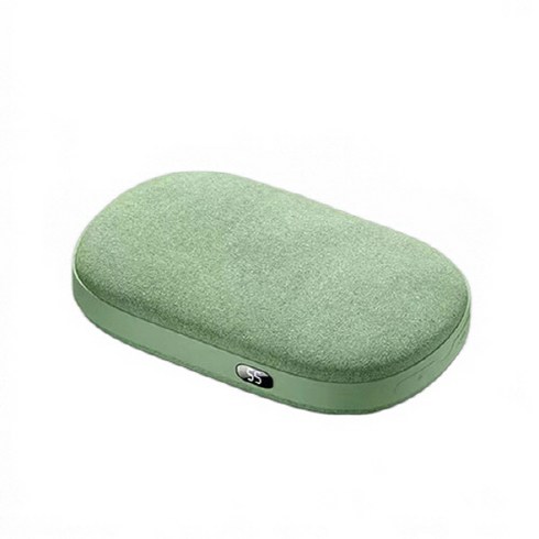 2023년 가성비 최고 대용량손난로보조배터리 - HA.M 충전식 손난로 휴대용 대용량 보조배터리 10000mAh 양면 핫팻 선물용, 라이트 그린-6000mAh