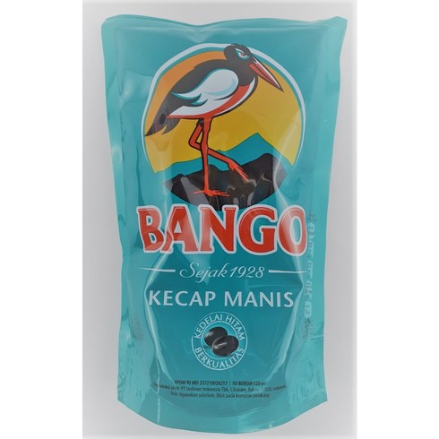 BANGO KECAP MANIS 520ml pack sauce INDONESIA 방오 케찹 마니스 팩 소스, 1개