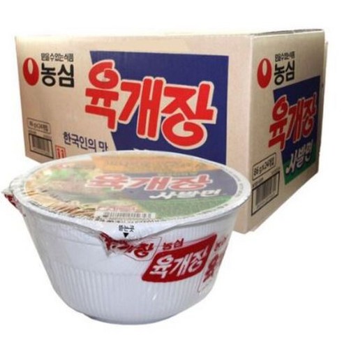 농심 육개장 사발면 86g X 24개 / 육계장 1박스