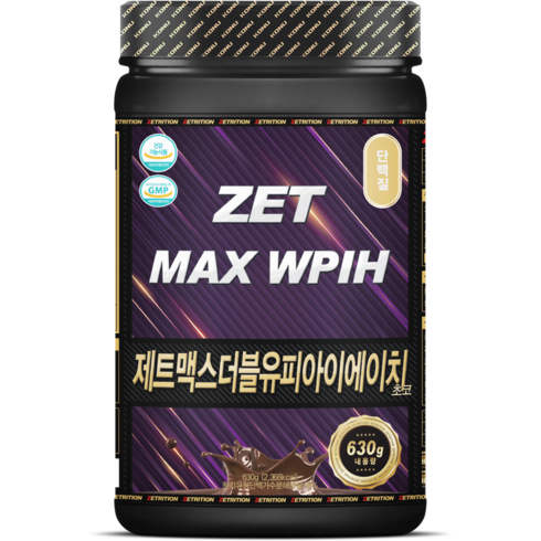 제트리션 제트맥스WPIH 더블초코 건강기능식품 인증, 1개, 630g