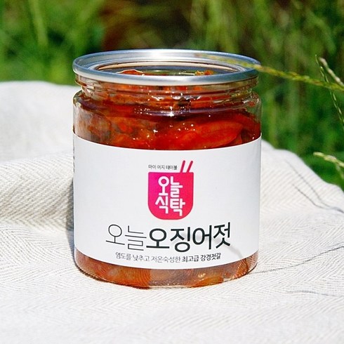 2023년 가성비 최고 강경오징어젓갈 - [오늘식탁] 국산 강경 오징어젓 500g 1kg, 1개