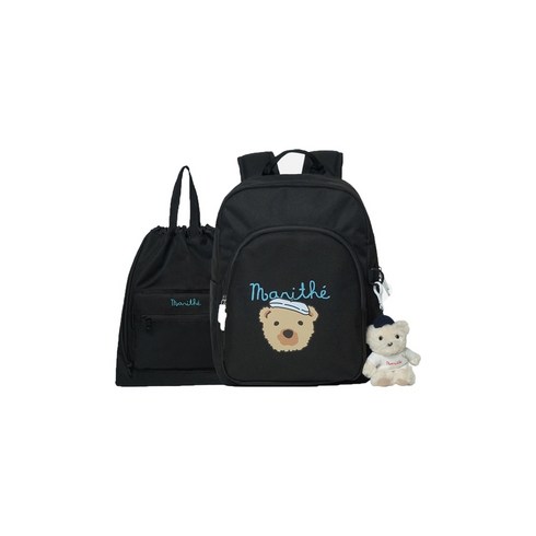 마리떼백팩 - 마리떼 키즈 ENFANT BEAR BACKPACK black