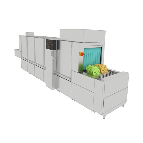 업소용 대형 플라이트컨베어 식기세척기 티앤티 ST-F300GD 건조형