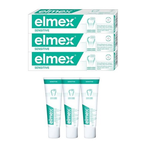 elmex Sensitive Toothpaste 엘멕스 독일 센서티브 치약 75ml 6개