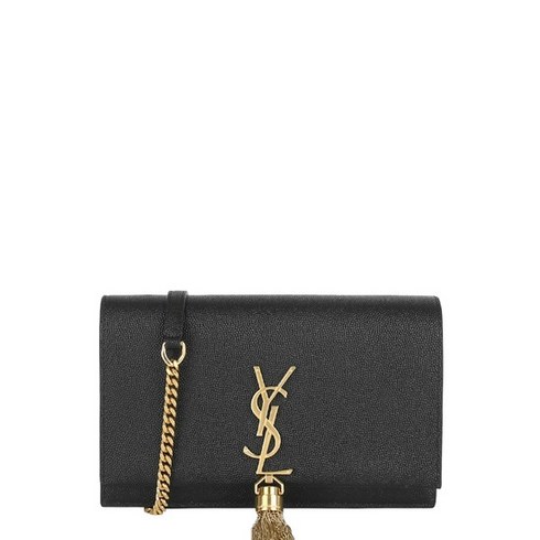 [생로랑]23FW 742833 BOW0J 1000 블랙 케이트 체인 지갑 숄더백 LNL