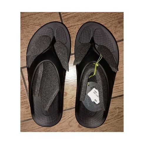 우포스 슬리퍼 쪼리 OOFOS OOriginal Unisex Sandals-Black Style#1000 남성 Size 8