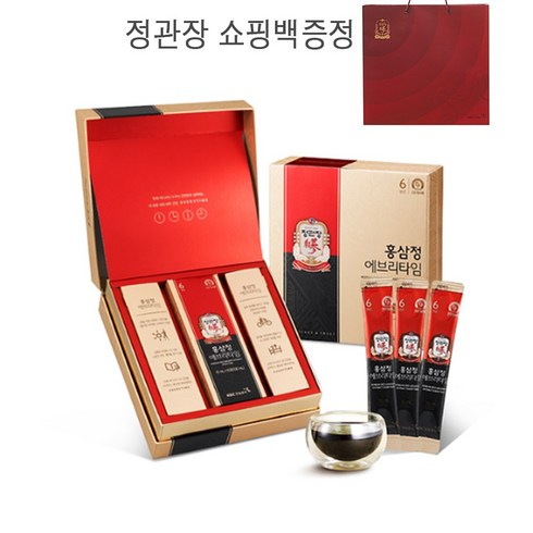 정관장 하루한포 홍삼정에브리타임 한달분(선물용 쇼핑백포함) 10ml 30개입, 1개