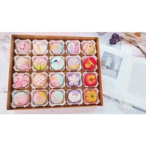 2024년 가성비 최고 4만원대선물 - [전국택배가능] 부산 상견례 첫인사 감사선물 추석명절선물 수제 고급 화과자 판매 20구세트, 1개, 50g, 20구(단품구성세트)+빨강상자 20구