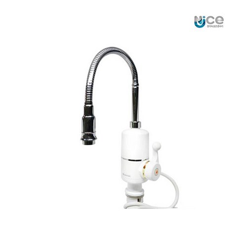 2023년 가성비 최고 나이스순간온수기 - 나이스 전기 순간온수기 가정용 업소용 세면대 씽크대 수도꼭지, D-9) 3KW 일반자바라형 세로(입식설치용 4CS)