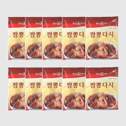 중찬명가 짬뽕다시 500g x 10ea (1박스)