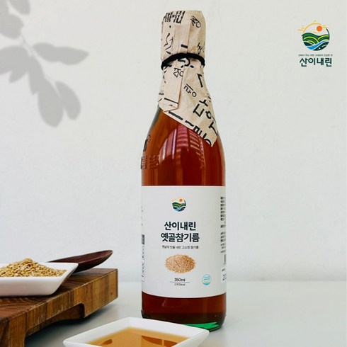 만나프레시참기름350 - 산이내린 옛골 참기름, 1개, 350ml