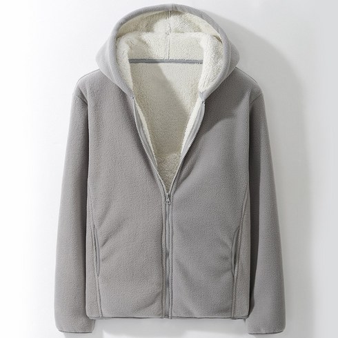 2023년 가성비 최고 기모집업 - 후앙스 오버핏 남녀공용 털 후리스 후드 집업 CJJP-2202