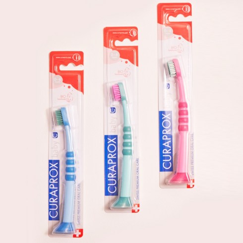 큐라덴키즈 - 큐라덴 큐라프록스 Baby Toothbrush 부드러운 아기 유아칫솔(5개입), 1set, 5개입