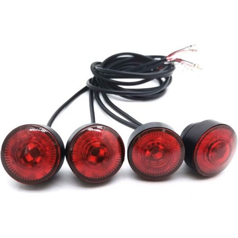 스피드웨이 레거 프로 전기 스쿠터 전방 및 후방 조명 액세서리용 LED 사이드 라이트, 4 pcs