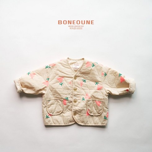 보네오네 아동공용 오버랩점퍼
