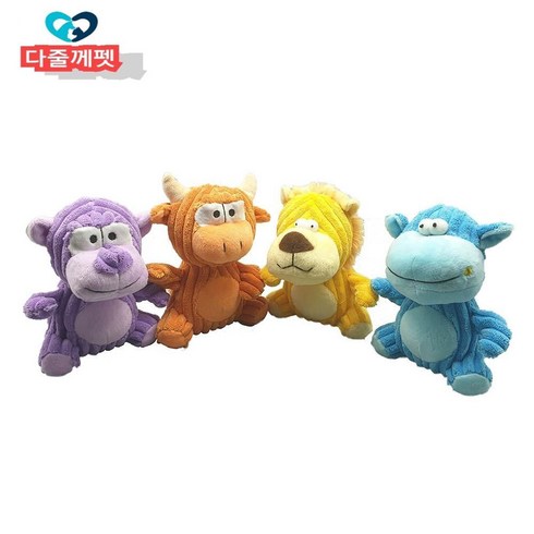 강아지 장난감 으르렁 - 강아지 으르렁 애착인형 (색상랜덤) 강쥐장난감