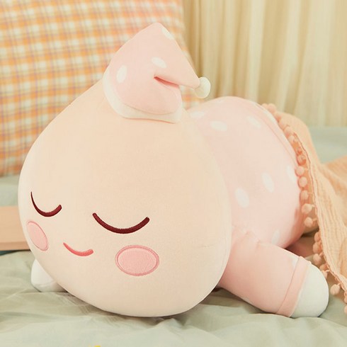 카카오프렌즈 어피치 꿀잠 폭신 바디필로우 인형 집꾸