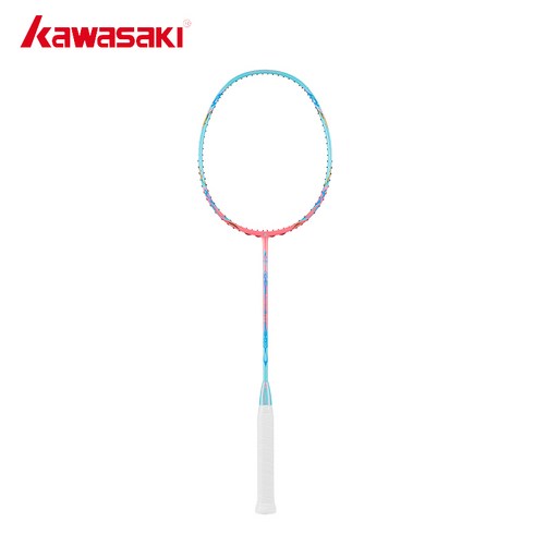 가와사키라켓 - 가와사키 배드민턴 라켓 PASSION P25 입문용 모든 동호인, 스트링5 - ARCHER(화이트), 1개, 레드