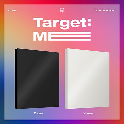 [특전 지관통 포스터] 이븐 미니1집 랜덤1종 Target: ME / 아웃슬리브+포토북+포토카드+엽서+스티커+ID포토+메세지카드+접지포스터