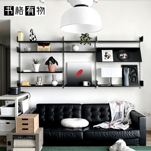 비초에 선반 진열장 풀세트 인테리어 거실 서재 벽, 1. 풀세트 - 220x90cm