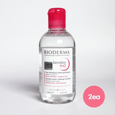 센시비오 - 바이오더마 센시비오 H2O 클렌징 워터, 250ml, 2개
