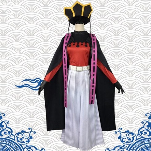 검도복 도복 무사 사무라이 일본 전통 무술 애니메이션 코믹 데몬 슬레이어 Kimetsu no Yaiba 코스프레 의상 Douma 코스프레 의상 유니폼 기모노 블레이드 오브 데몬