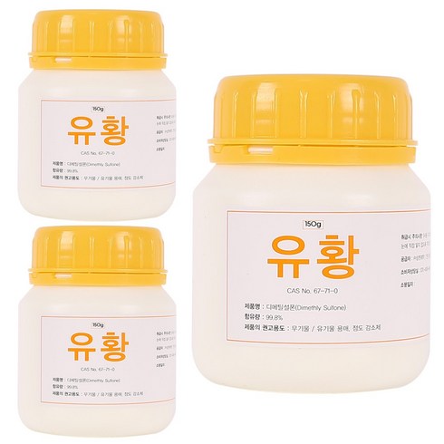 유황 - 삼현제약 유황 150g 3개