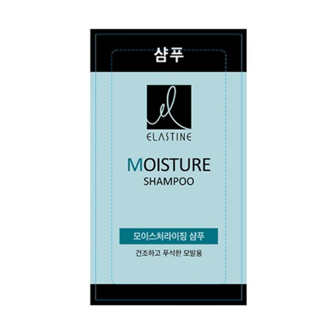 엘라스틴일회용샴푸 - 엘라스틴 모이스처라이징 일회용 샴푸, 50개, 8ml