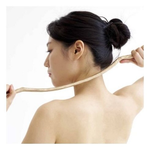 놋향 유기 바디 롱 괄사 프리미엄 괄사 마사지기